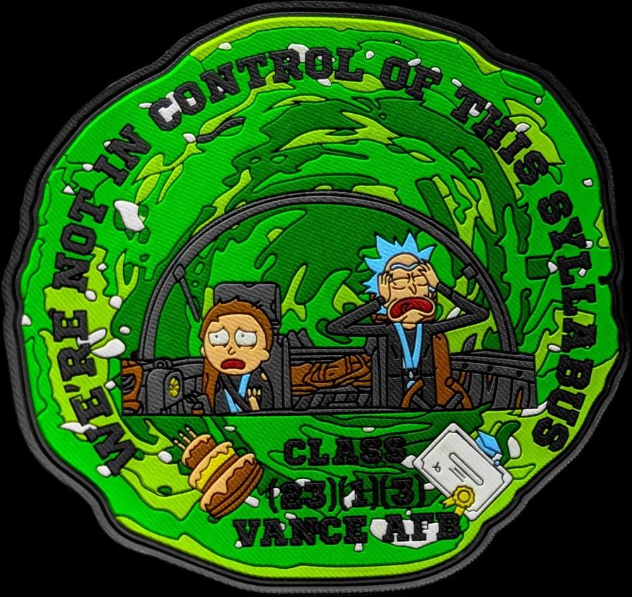 Durable PVC Patches for Any Gear or Apparel custom patch example