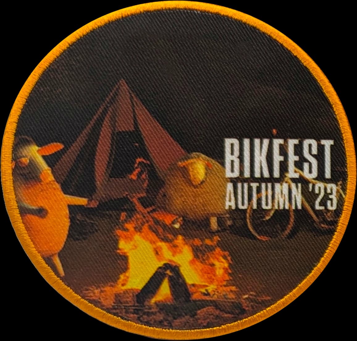 Vibrant Sublimation Patches for Full-Color Designs custom patch example