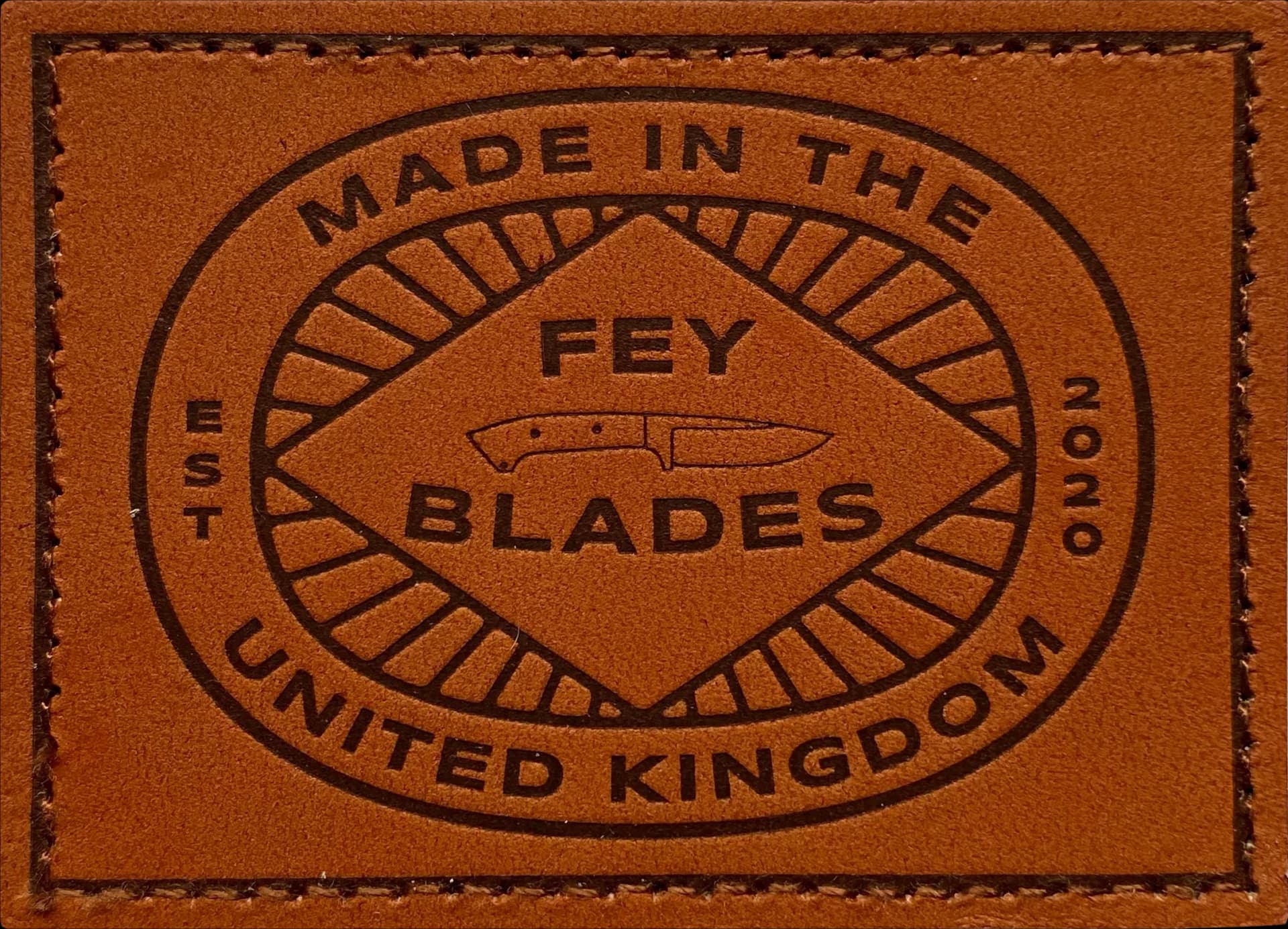 Stylish Leather Patches for Apparel & Accessories custom patch example