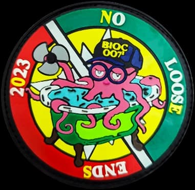 Durable PVC Patches for Any Gear or Apparel custom patch example