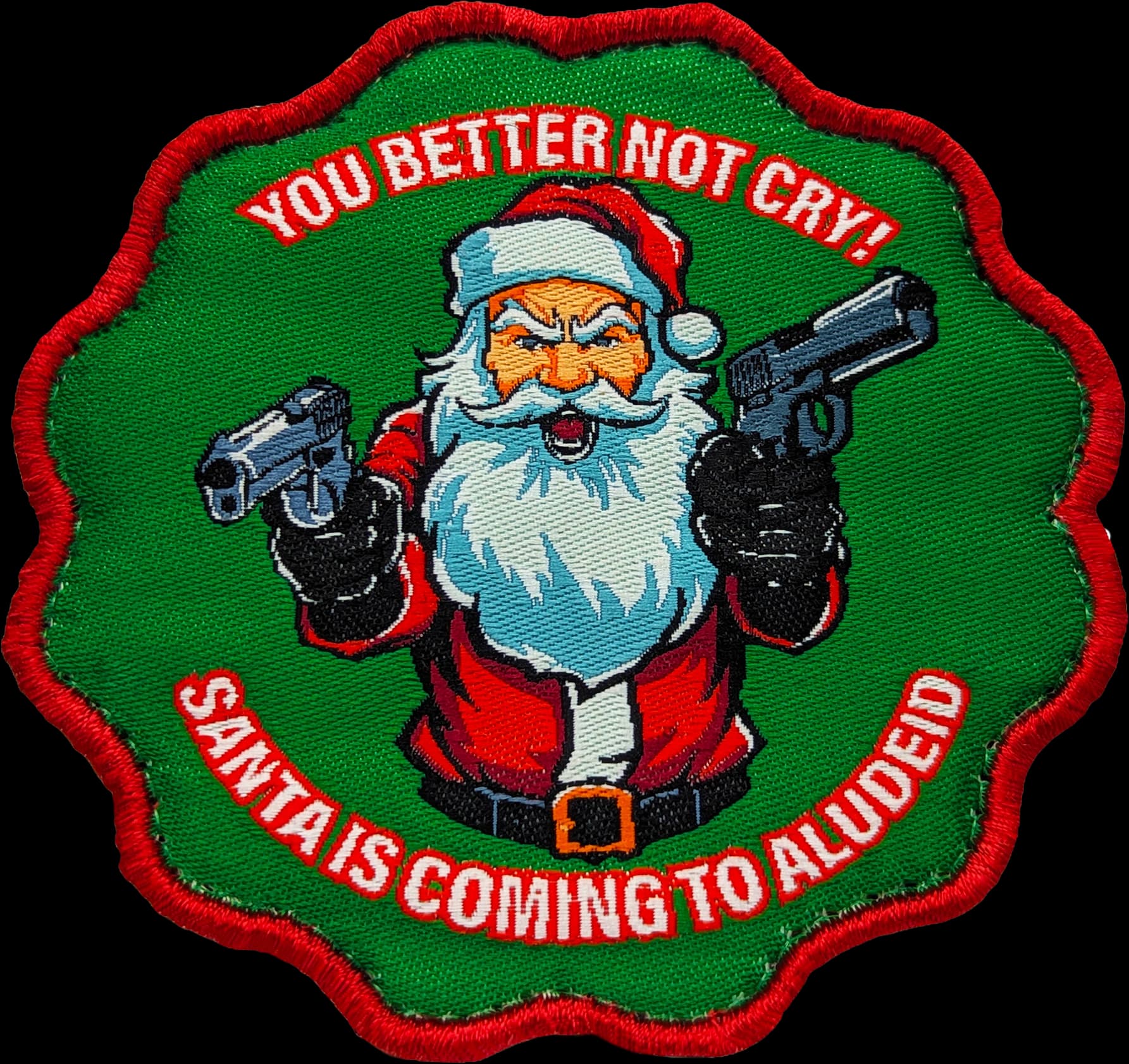 Custom Woven Patches with Fine Details custom patch example