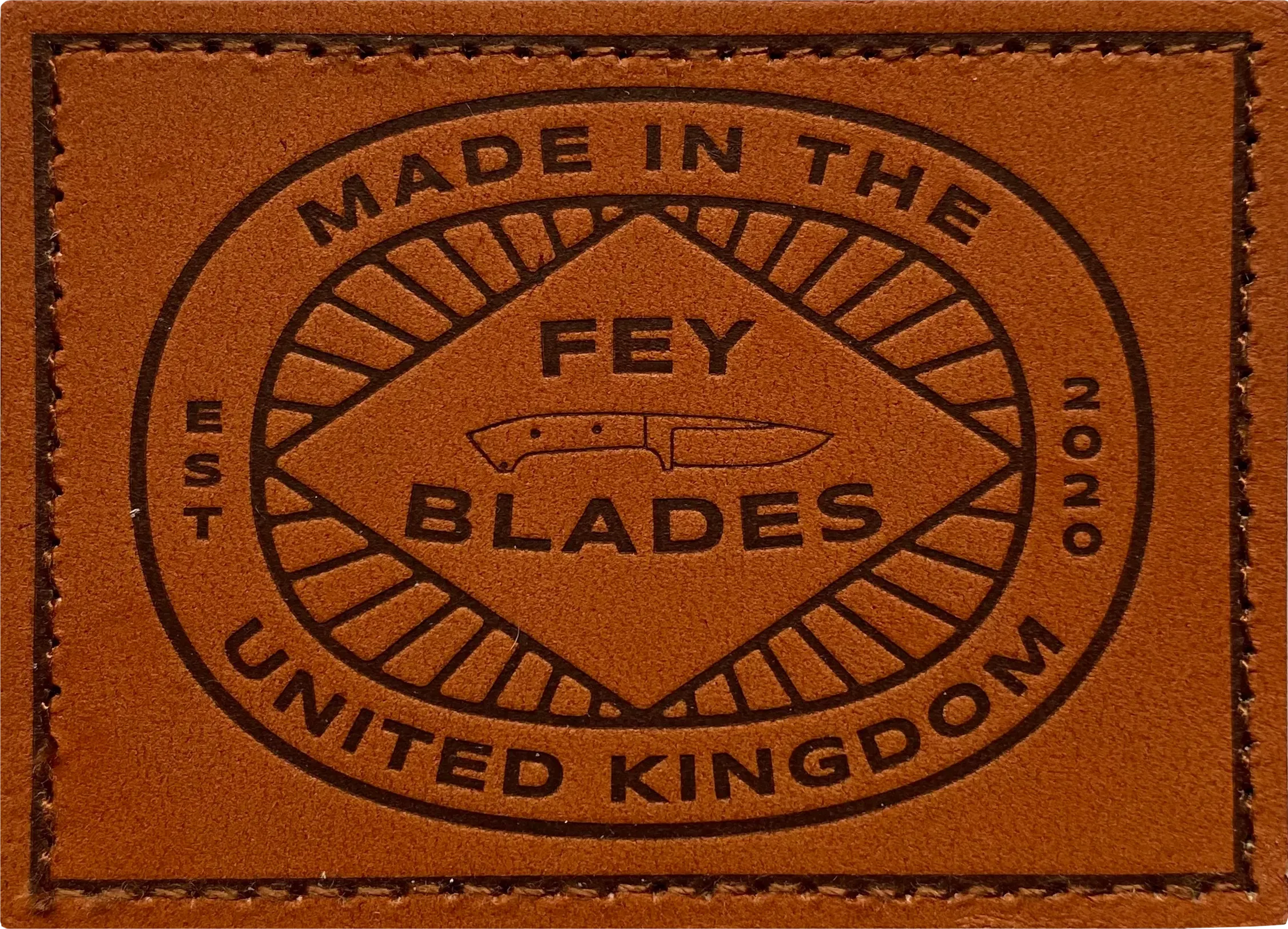 Custom Leather Patches USA – Premium USA-made custom patch example by Northern Patches