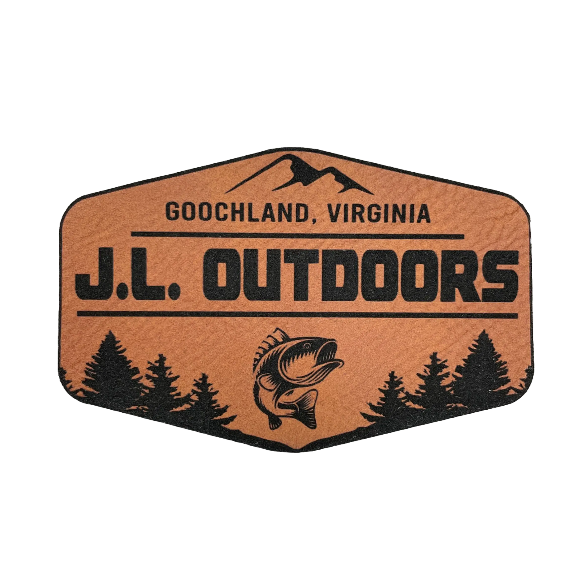 Custom Leather Patches USA – Premium USA-made custom patch example by Northern Patches