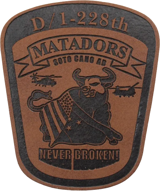 Custom Leather Patches USA – Premium USA-made custom patch example by Northern Patches