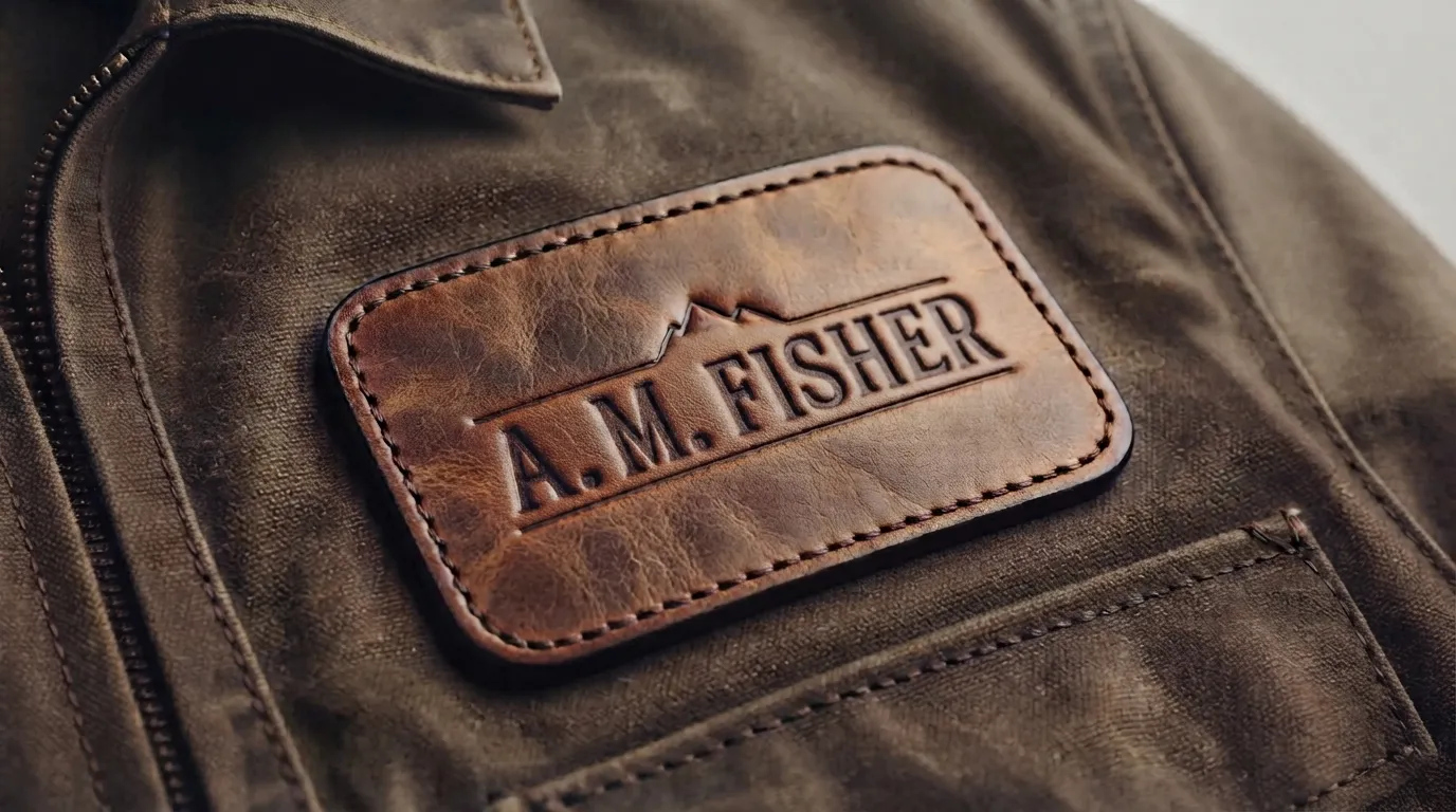 Custom Leather Name Patches