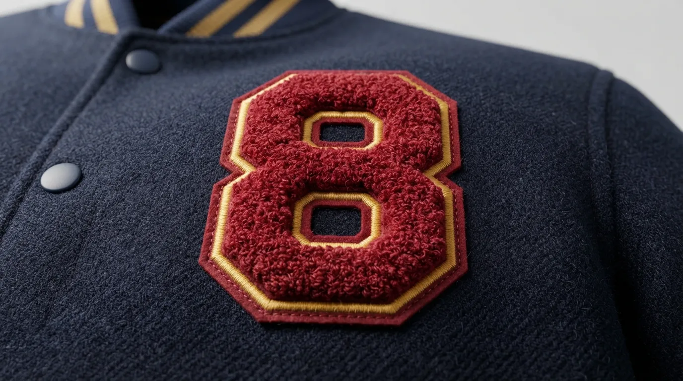 Custom Chenille Number Patches